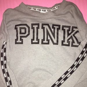 Victoria’s Secret Pink gray sweatshirt